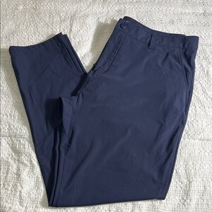 RHONE Men's Deep Blue Chinos commuter slim size 38X33